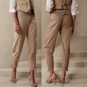 Banana Republic The Riding Pant in New Khaki Beige *Long Length*